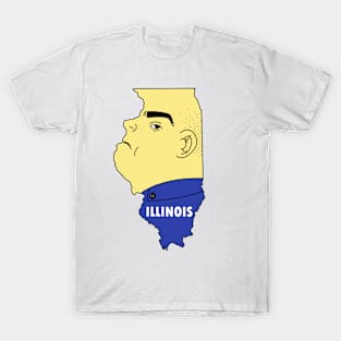 A funny map of Illinois T-Shirt